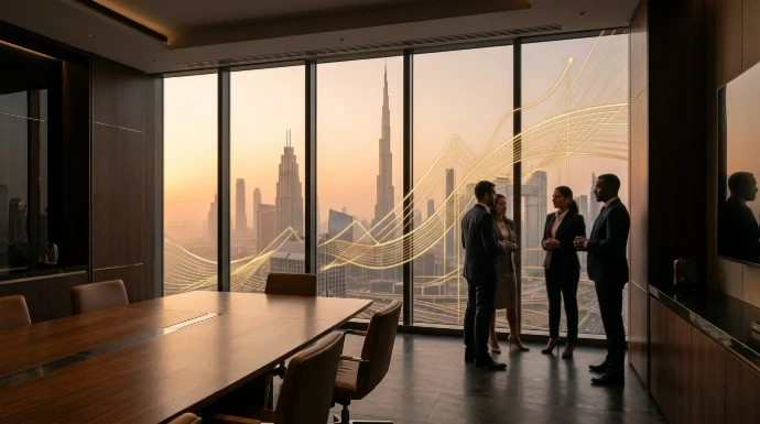 Visual representation of comprehensive tax and financial compliance services for businesses operating across the UAE.